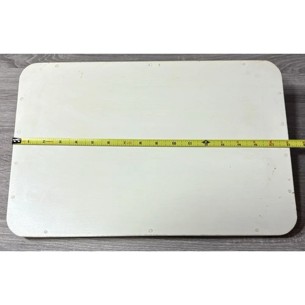 Vintage Hand Painted Wooden Serving Tray 17